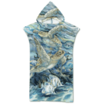 Serviette de plage pour enfant fond marin
