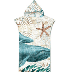 Serviette de plage pour enfant baleine