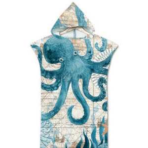 Serviette de plage pour enfant pieuvre