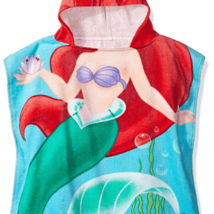 Serviette de plage pour enfant La petite sirène face