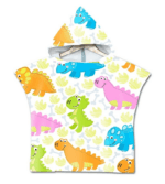 Serviette de plage pour enfant dinosaure rigolo