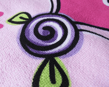 Serviette de plage pour enfant princesse