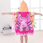 Serviette de plage pour enfant princesse dos