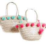 Panier de plage à pompon produit