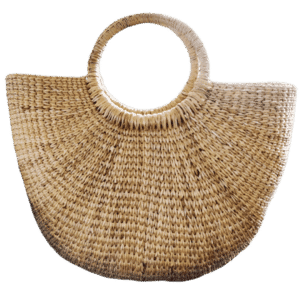 Petit panier rigide en paille produit