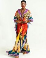 Robe paréo africain avec imprimé léopard 3
