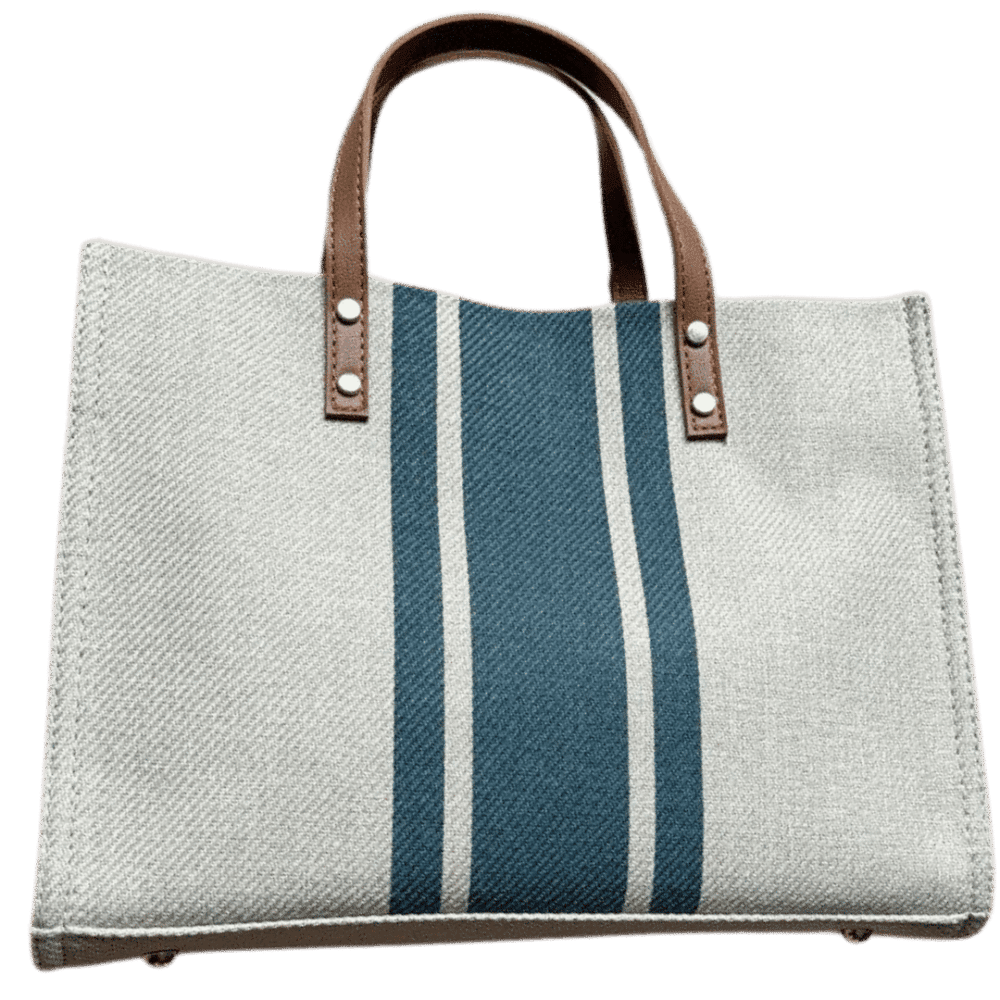 Sac de plage XXL en toile bleu