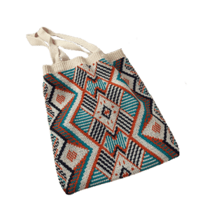 Sac de plage pour femme en maille ethnique produit