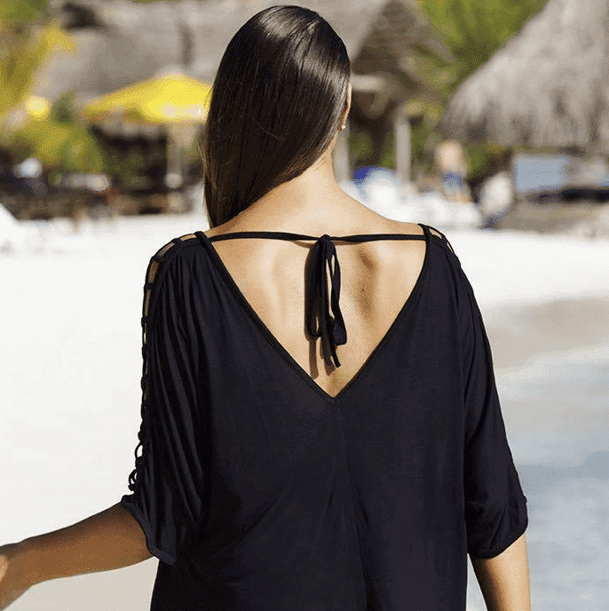 Robe de plage courte grande taille pour femme seo 1