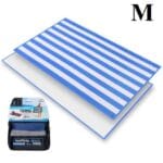 Serviette de plage en microfibre marinière M