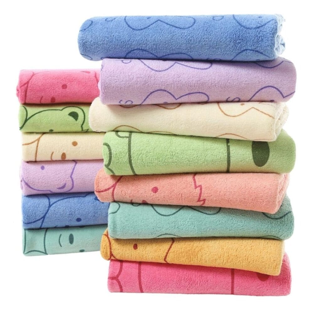 Serviette de plage pour enfant en microfibre