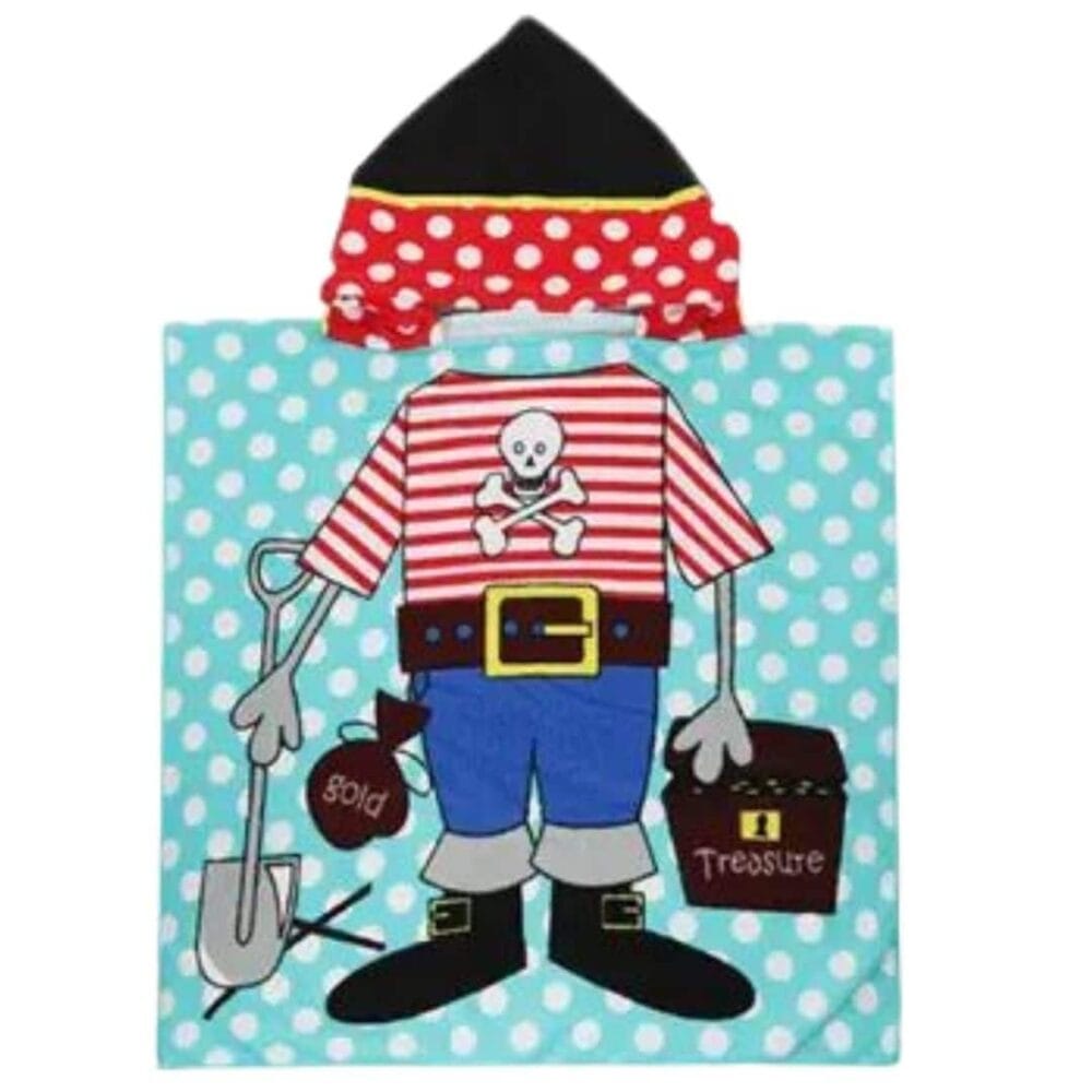 Serviette de plage pour enfant pirate