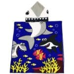 Serviette de plage pour enfant requin
