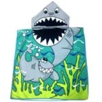 Serviette de plage pour enfant requin drole