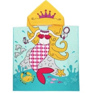 Serviette de plage pour enfant sirène