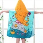 Serviette de plage pour enfant sirène dos