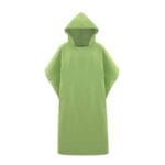 poncho de plage a sechage rapide vert