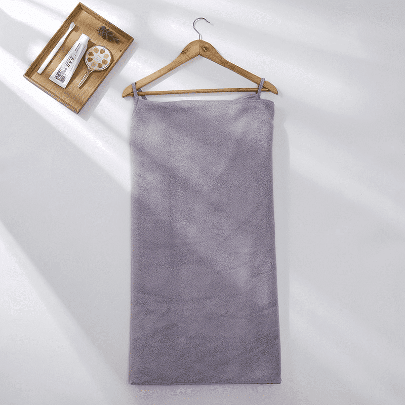 Pareo de bain éponge ultra absorbant violet clair