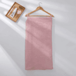 Pareo de bain éponge ultra absorbant rose