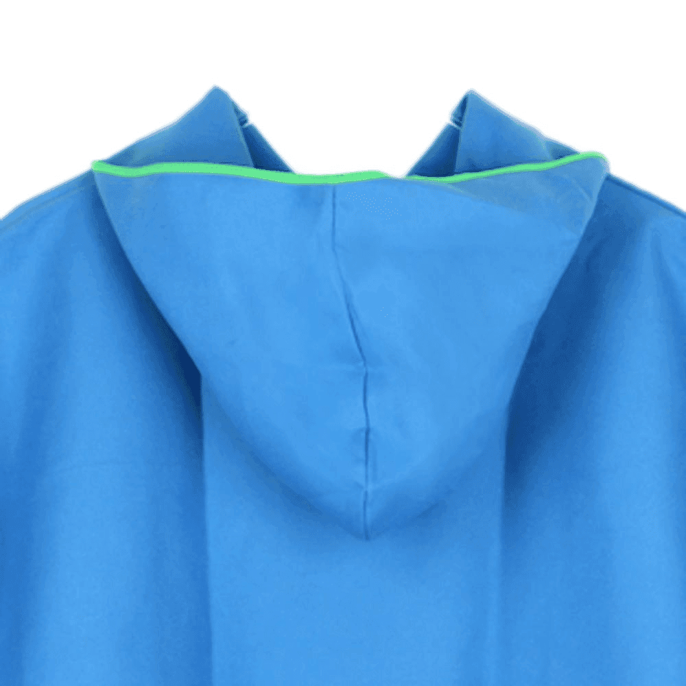 Serviette de plage à capuche unie