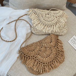 Pochette de plage en paille