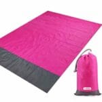 Serviette de plage XXL imperméable rose