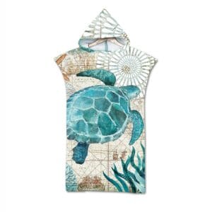 Serviette de plage pour enfant tortue