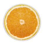Serviette de plage ronde fruits orange