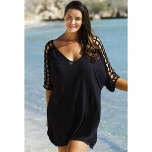 Robe de plage courte grande taille pour femme 2