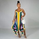 Robe de plage paréo style africain 2