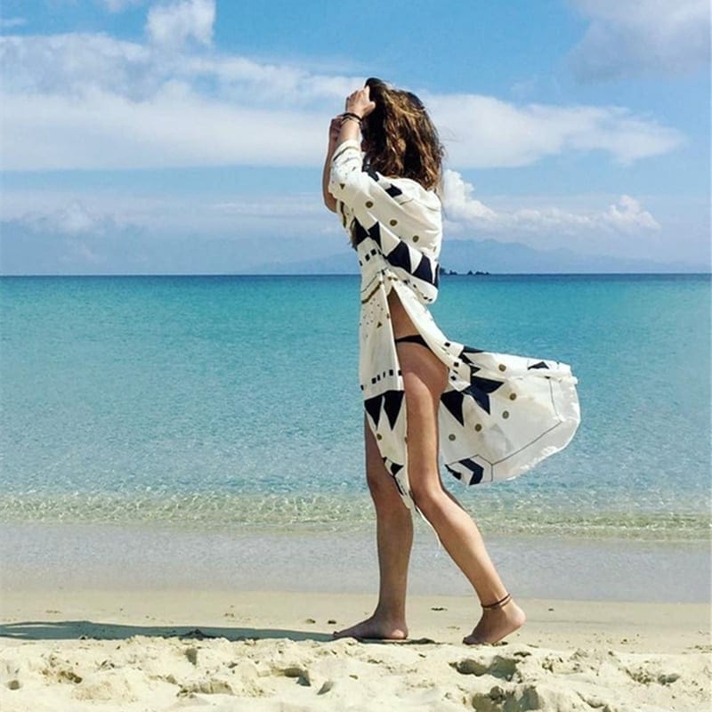 Robe de plage d’inspiration scandinave 1