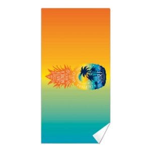 Serviette de plage en microfibre été ananas
