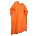 Serviette de plage à capuche unie orange