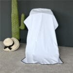 Serviette de plage en microfibre ananas verso