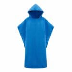 Poncho de plage à séchage rapide bleu