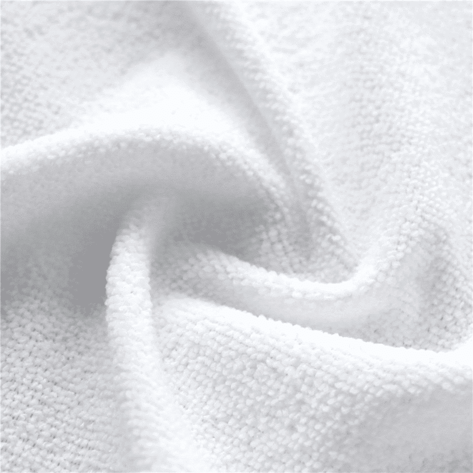 Serviette de plage en microfibre avocat détail