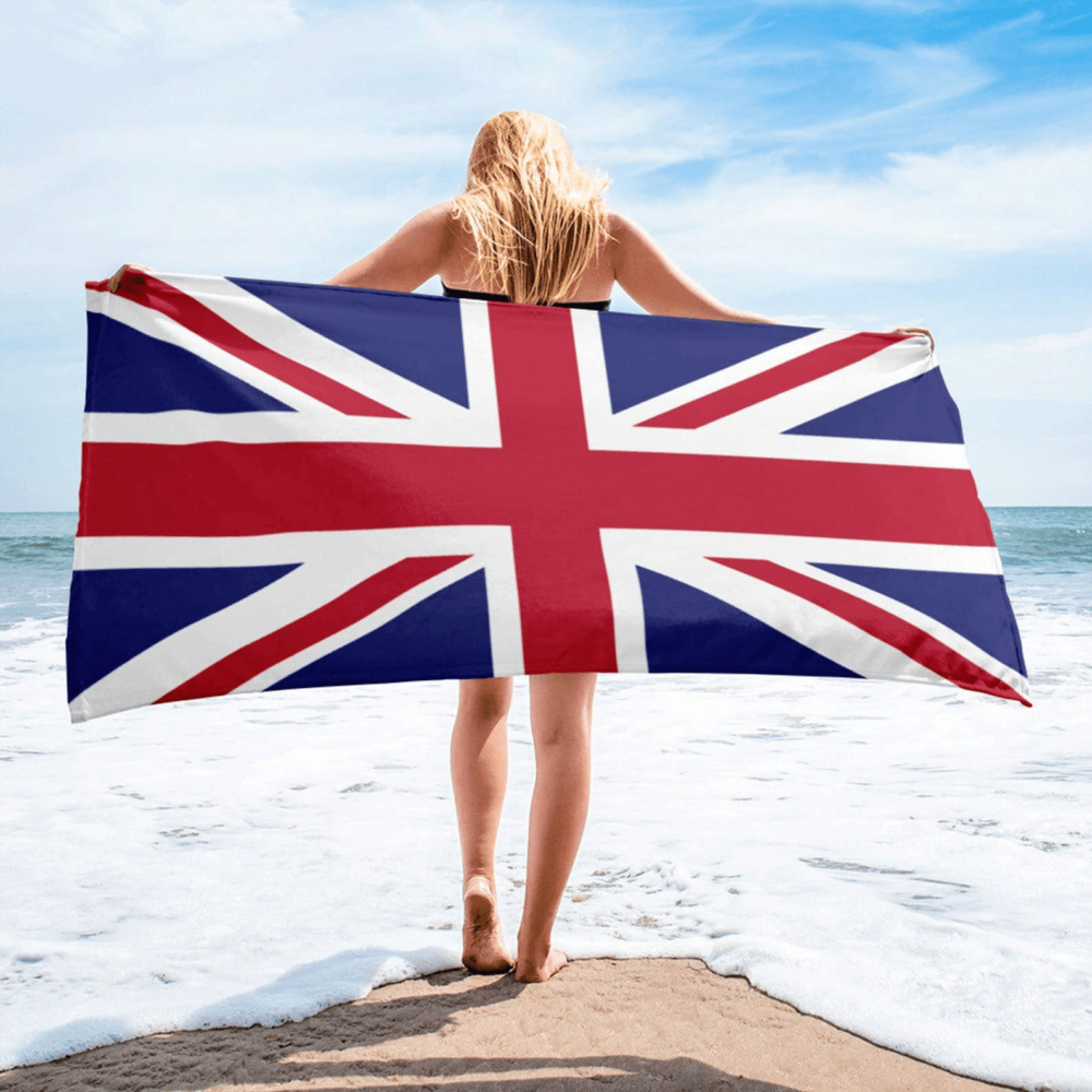 Serviette de plage en microfibre drapeaux Grande-Bretagne