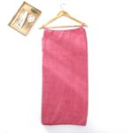 robe de bain pour femme unie rose foncé