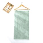robe de bain pour femme unie vert clair