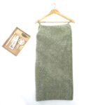 robe de bain pour femme unie vert