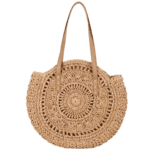 Sac Rond Paille - Miss Pare - La tendance du sac rond de plage.