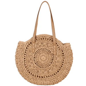Sac Rond Paille - Miss Pare - La tendance du sac rond de plage.