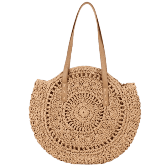 Sac Rond Paille - Miss Pare - La tendance du sac rond de plage.