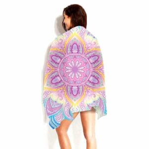 Serviette de plage en microfibre
