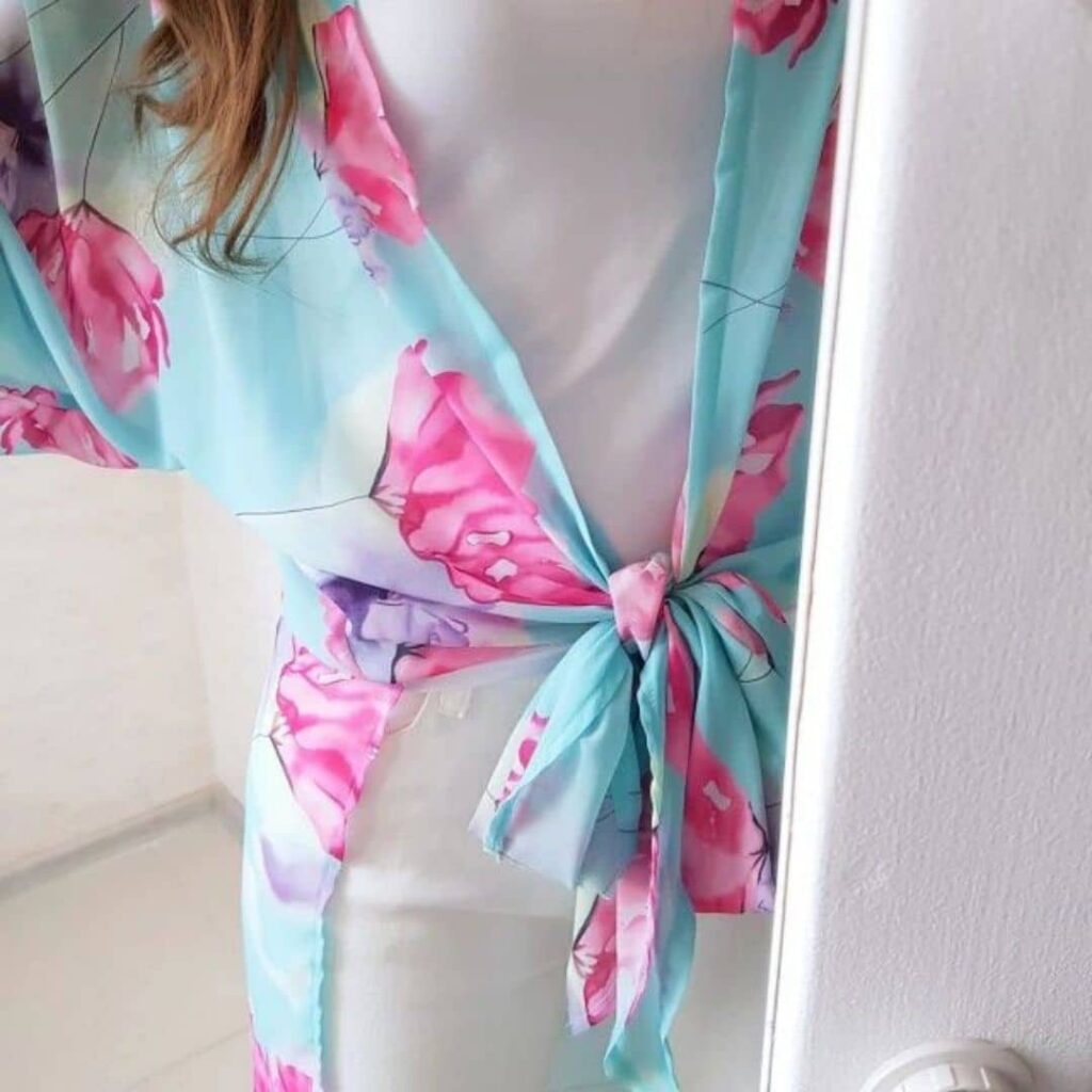 Kimono de Plage Grande Taille Imprimé Eté 2