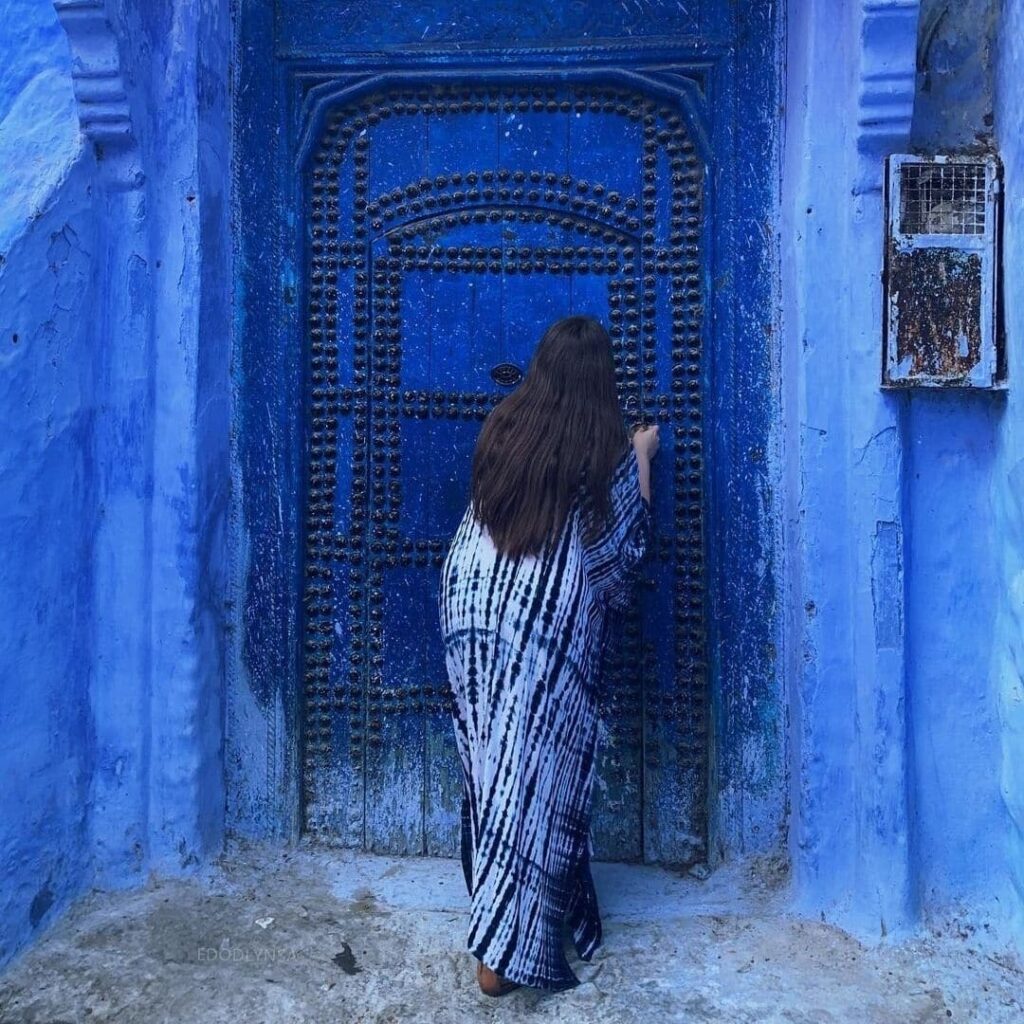 Robe de Plage Bohèmienne bleu ciel