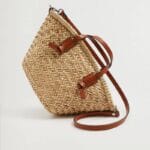 Grand sac bandouliere style panier incliné