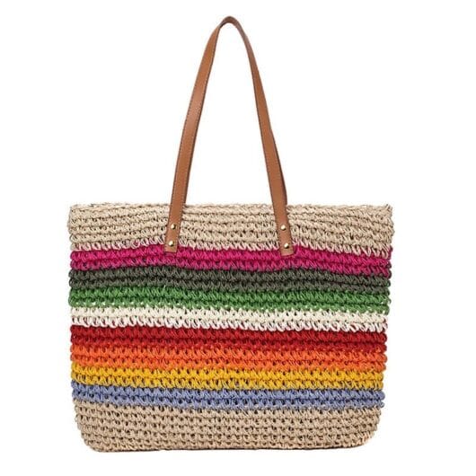 Grand sac bohémien coloré