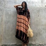 robe de plage boho style couleur marron