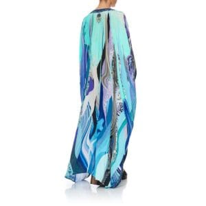 Robe de Plage Fendue Style Ethnique dos
